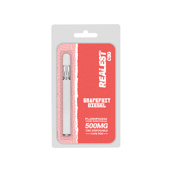 made by: Realest CBD price:£17.91 Realest CBG Bars 500mg CBG Disposable Vape Pen (BUY 1 GET 1 FREE) next day delivery at Vape Street UK