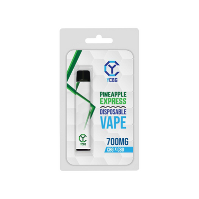 made by: yCBG price:£21.51 yCBG 700mg CBD + CBG Flowform Disposable Vape Pen (BUY 1 GET 1 FREE) next day delivery at Vape Street UK