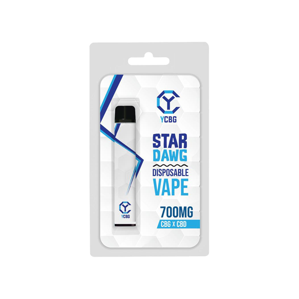 made by: yCBG price:£21.51 yCBG 700mg CBD + CBG Flowform Disposable Vape Pen (BUY 1 GET 1 FREE) next day delivery at Vape Street UK