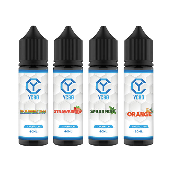 made by: yCBG price:£47.90 yCBG 2000mg CBG E-liquid 60ml (BUY 1 GET 1 FREE) next day delivery at Vape Street UK